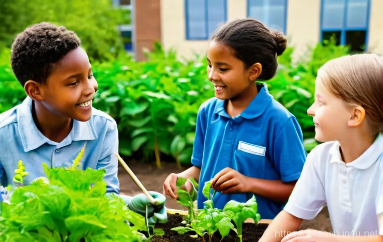 교사 경력기술서 작성법 - A heartwarming scene set in a bright, welcoming school corridor or a cozy school office. A male educ...