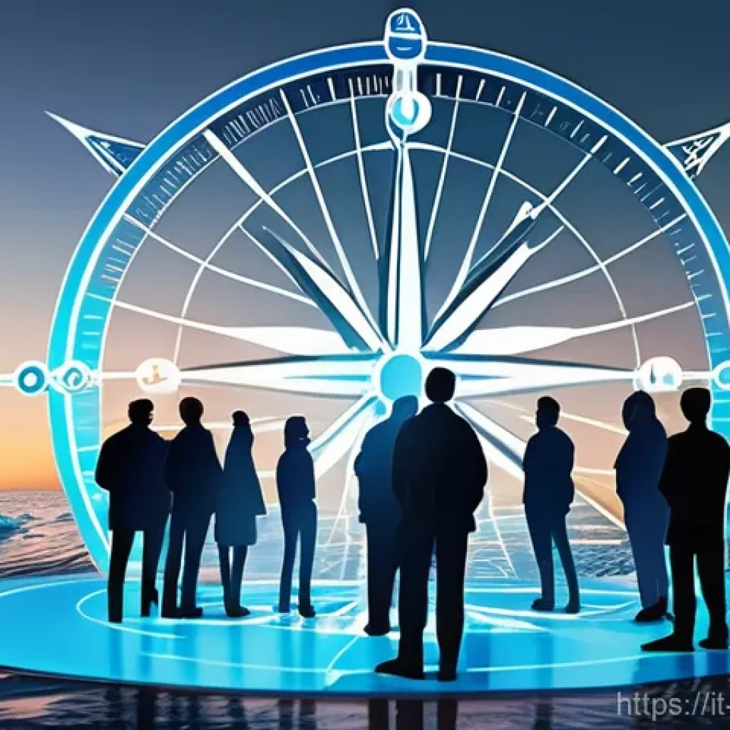 교사 디지털 윤리 교육 - A group of diverse, professional Italian teachers, dressed in modern, smart casual attire, confident...