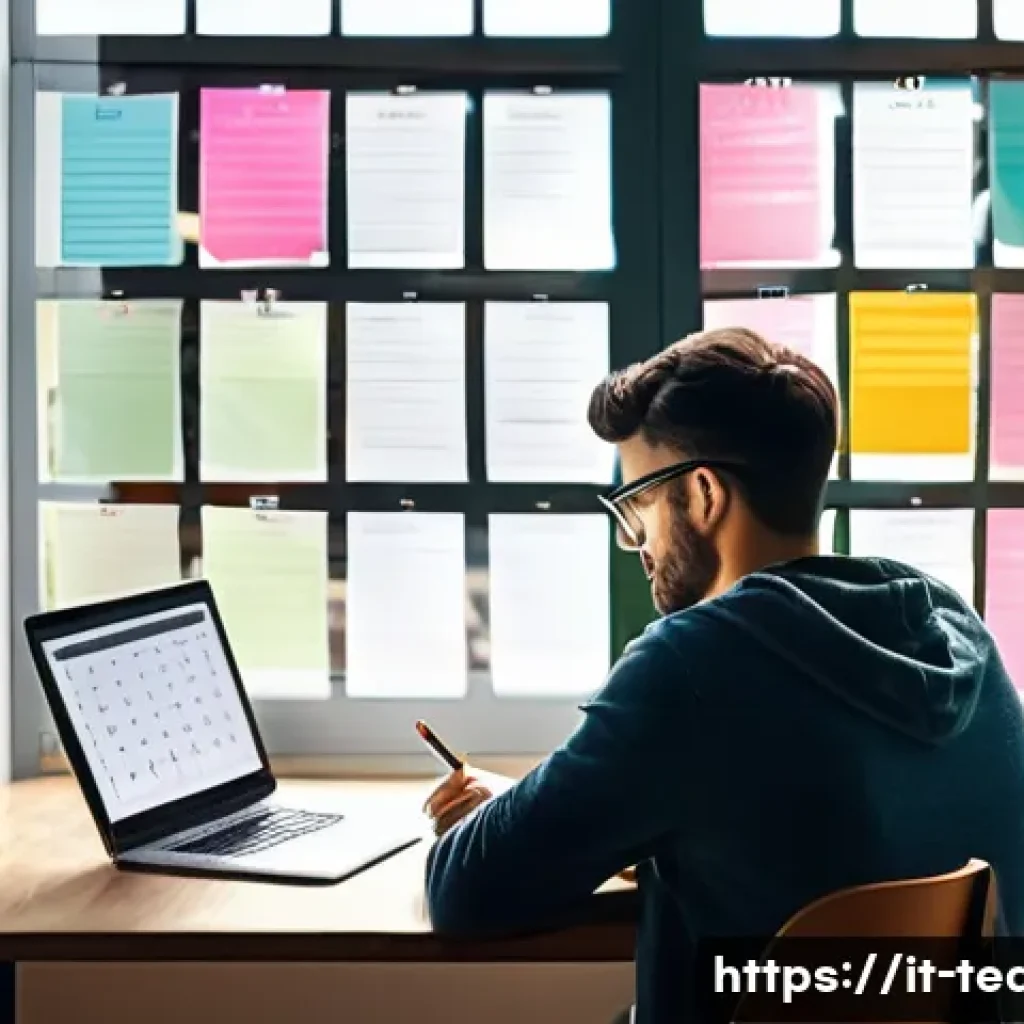 교사 자격증 취득 공부법 - A focused young Italian adult studying at a modern home desk with a realistic weekly calendar planne...